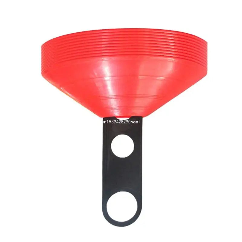 10Pcs Soccer Disc Cones Agility Soccer Cones with Plastic Brackets for Football, Basketball Sports Training Accessories