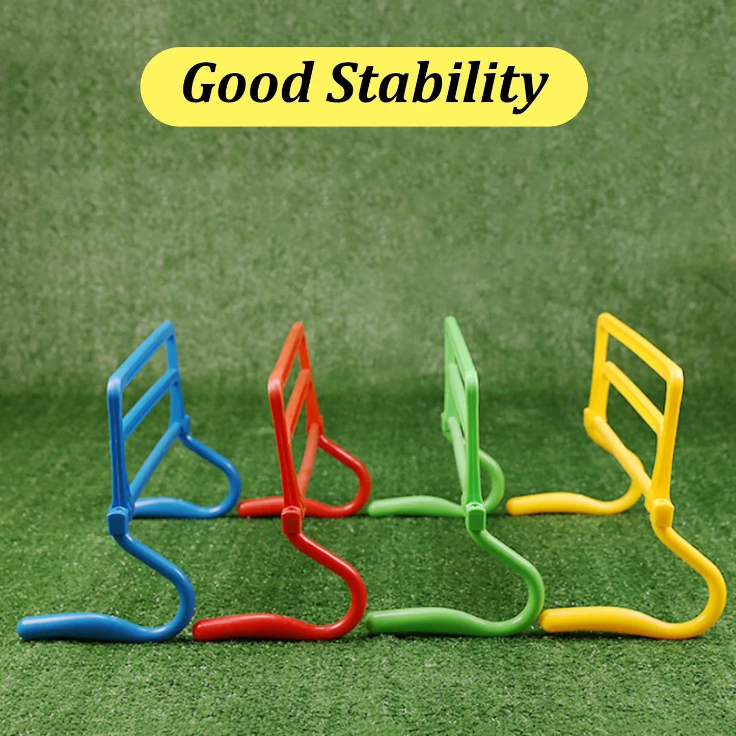 Agility Speed Training Soccer Equipment Adjustable Height Hurdle Foldable Soccer Obstacle Racks for Outdoor Exercise Ladder Rack
