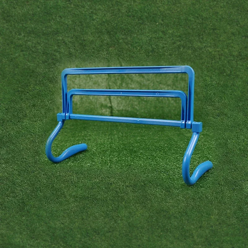 Agility Speed Training Soccer Equipment Adjustable Height Hurdle Foldable Soccer Obstacle Racks for Outdoor Exercise Ladder Rack