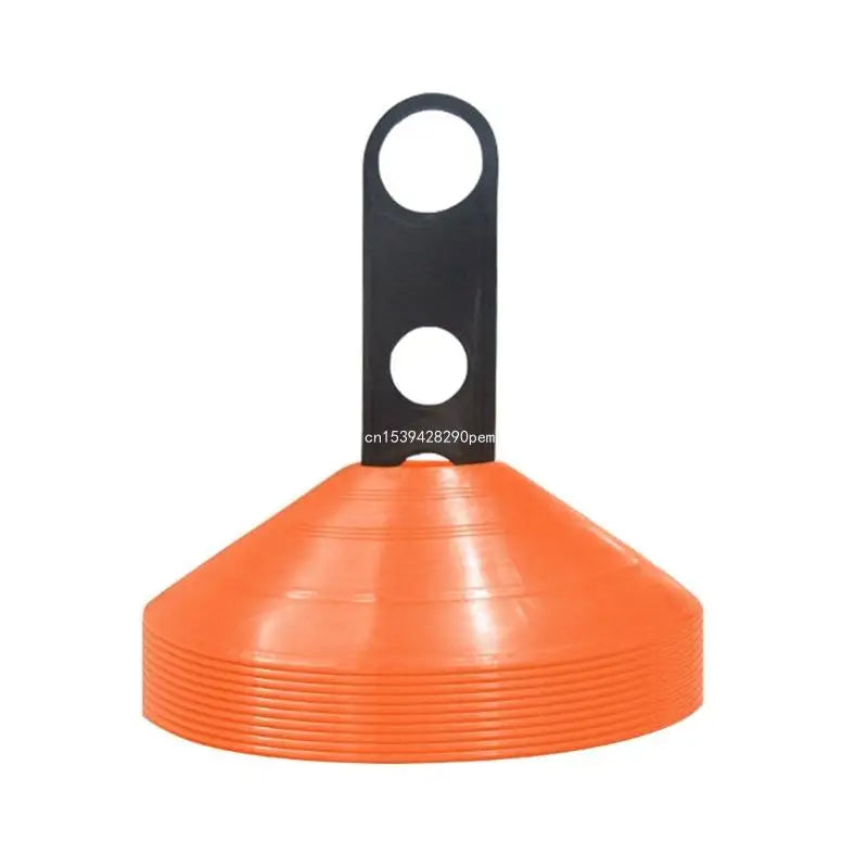 10Pcs Soccer Disc Cones Agility Soccer Cones with Plastic Brackets for Football, Basketball Sports Training Accessories