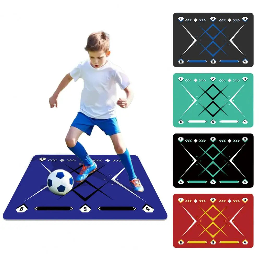 Dribbling Skills Enhancement Mat Soccer Footstep Training Mat for Ball Control Improvement Agility Enhancement for to for Speed