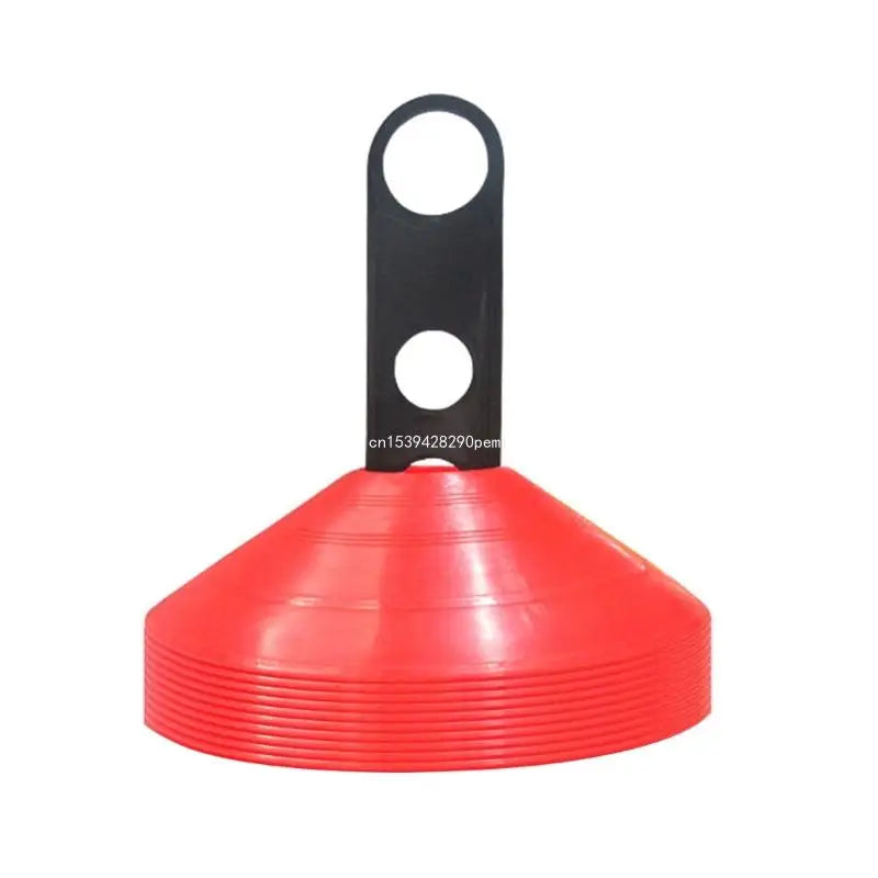 10Pcs Soccer Disc Cones Agility Soccer Cones with Plastic Brackets for Football, Basketball Sports Training Accessories
