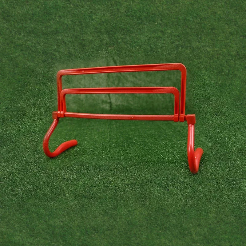 Agility Speed Training Soccer Equipment Adjustable Height Hurdle Foldable Soccer Obstacle Racks for Outdoor Exercise Ladder Rack