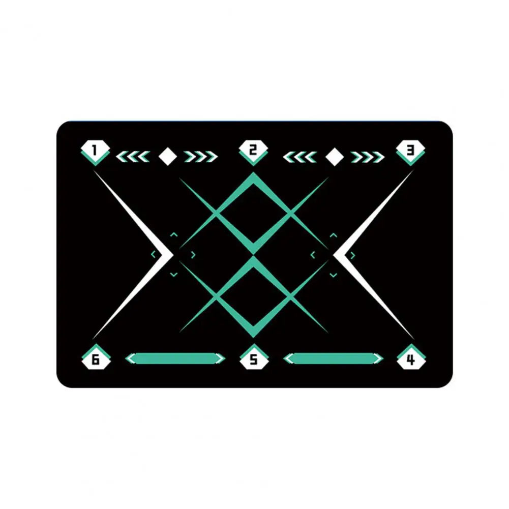 Dribbling Skills Enhancement Mat Soccer Footstep Training Mat for Ball Control Improvement Agility Enhancement for to for Speed