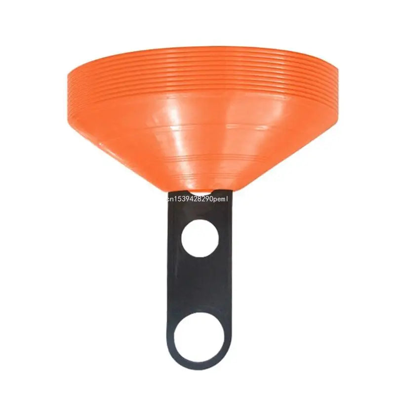 10Pcs Soccer Disc Cones Agility Soccer Cones with Plastic Brackets for Football, Basketball Sports Training Accessories
