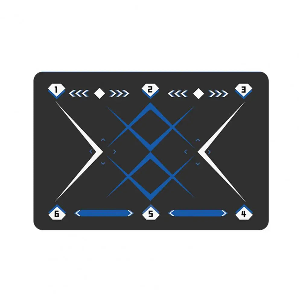 Dribbling Skills Enhancement Mat Soccer Footstep Training Mat for Ball Control Improvement Agility Enhancement for to for Speed