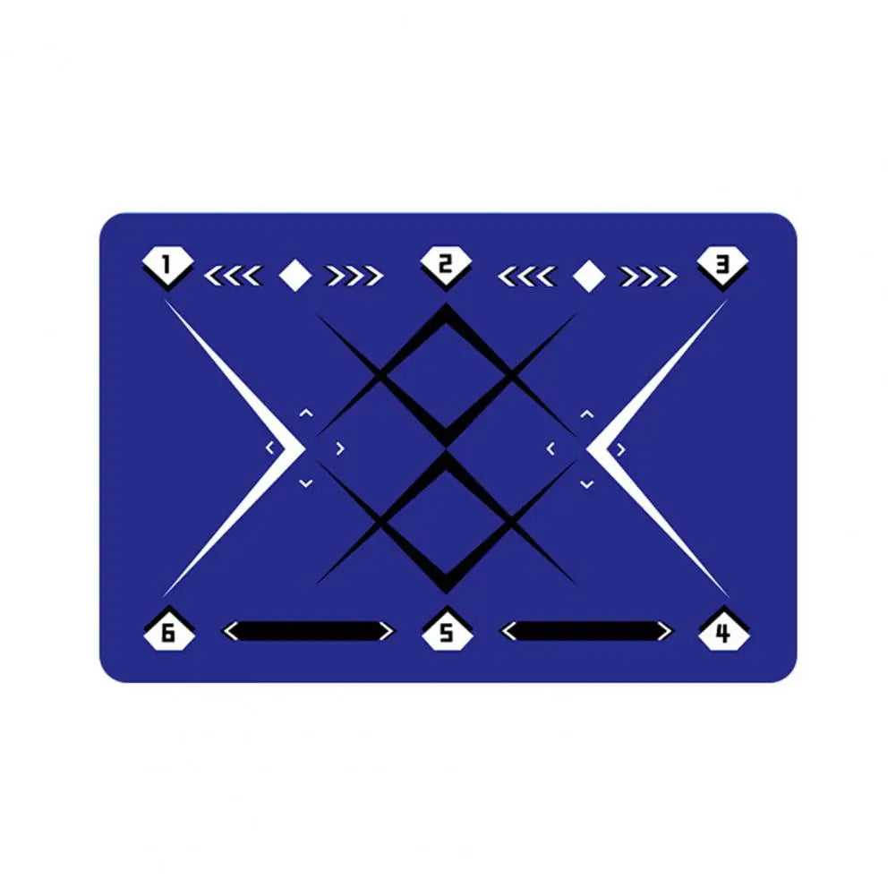Dribbling Skills Enhancement Mat Soccer Footstep Training Mat for Ball Control Improvement Agility Enhancement for to for Speed