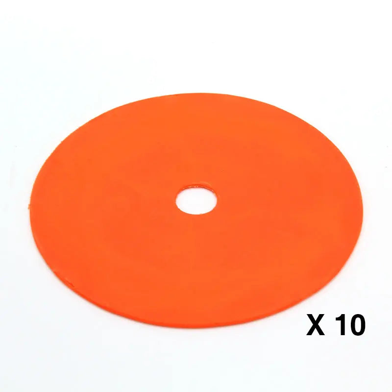 10pcs Soccer Flat Cones Marker Disc High Quality Football Basketball Training Aids Sports Training Equipment Accessories