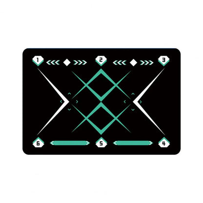 Dribbling Skills Enhancement Mat Soccer Footstep Training Mat for Ball Control Improvement Agility Enhancement for to for Speed