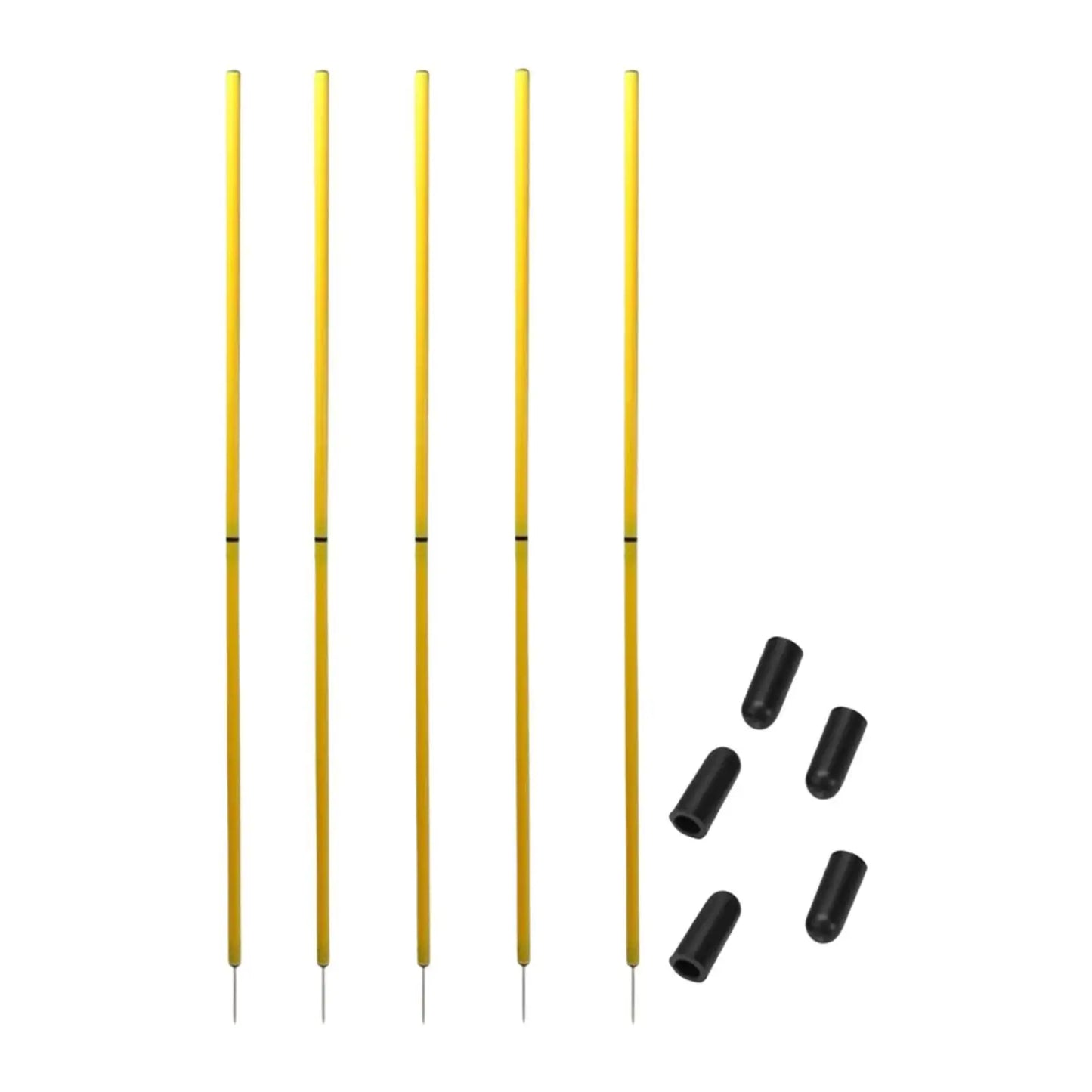 5Pcs Soccer Agility Poles Soccer