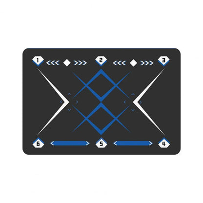 Dribbling Skills Enhancement Mat Soccer Footstep Training Mat for Ball Control Improvement Agility Enhancement for to for Speed