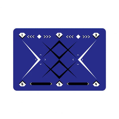 Dribbling Skills Enhancement Mat Soccer Footstep Training Mat for Ball Control Improvement Agility Enhancement for to for Speed